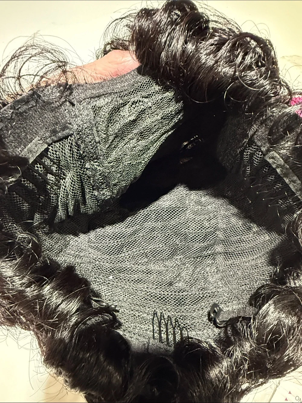 💯% HUMAN Hair Curly Pixie Black